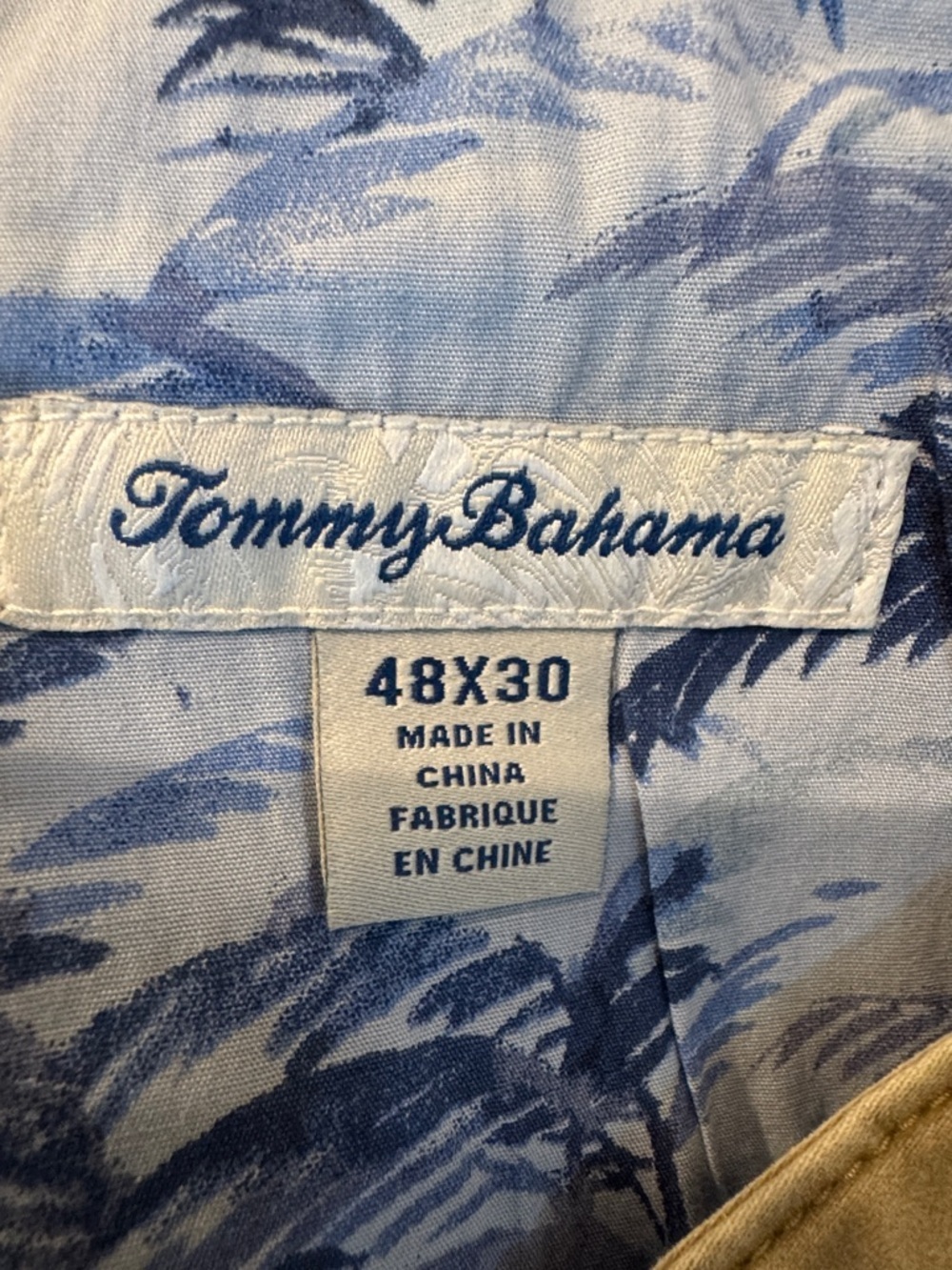 NWOT Tommy Bahama Boracay 5 Pocket Medium/Tan Shade Chinos 48x30 - Picture 7 of 10